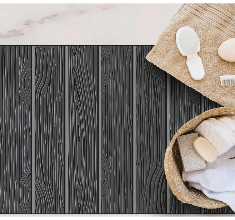 vinylový koberec drevo elegantný tmavý povrch - Tenstickers