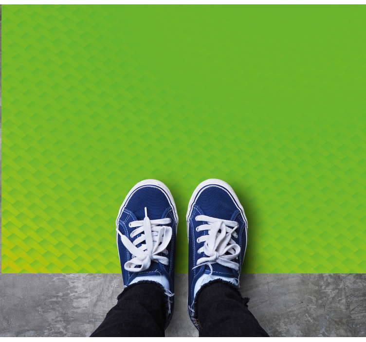 vinylový koberec drevo textúrovaný zelený povrch - Tenstickers