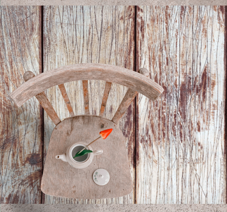 vinylový koberec drevo zvetraná hnedá textúra - Tenstickers