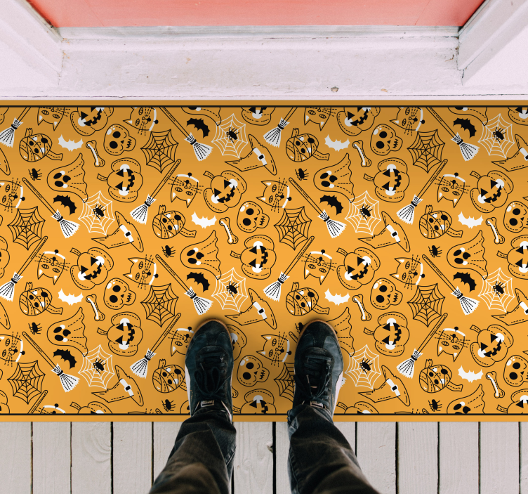 vinylový koberec halloween strašidelný halloween - Tenstickers