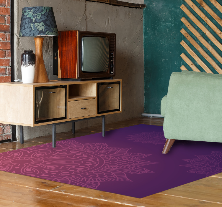 vinylový koberec mandala koberec so vzorom mandaly - Tenstickers