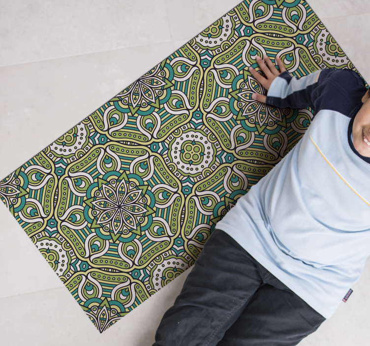 vinylový koberec mandala mandala vzorovaná - Tenstickers