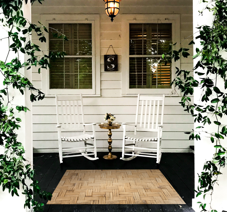 Vinylový koberec s efektom košíka - Tenstickers