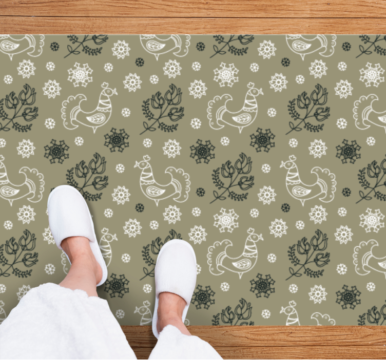 vinylový koberec s menom očarujúce zvieracie motívy - Tenstickers