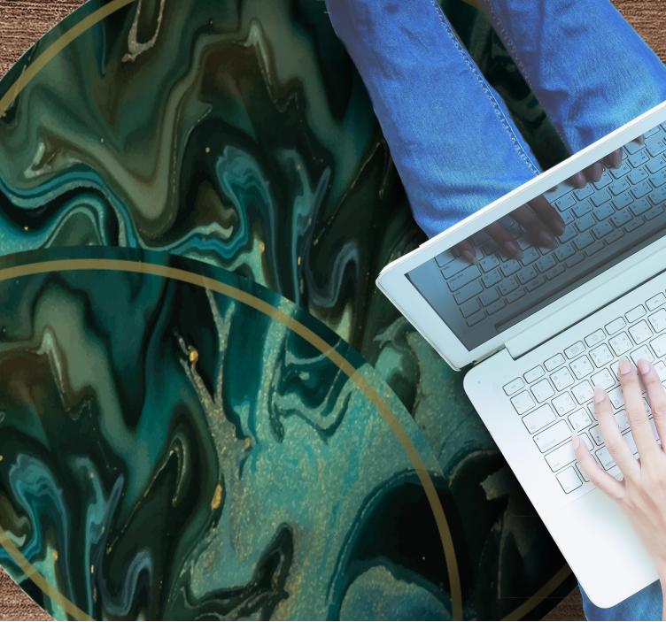 vinylový koberec so vzormi abstraktný mramorový vzor - Tenstickers