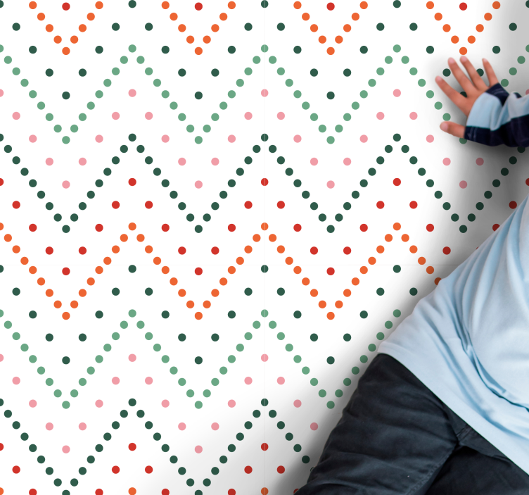 rôzne vinylové koberce pre deti farebný šípový vzor - Tenstickers