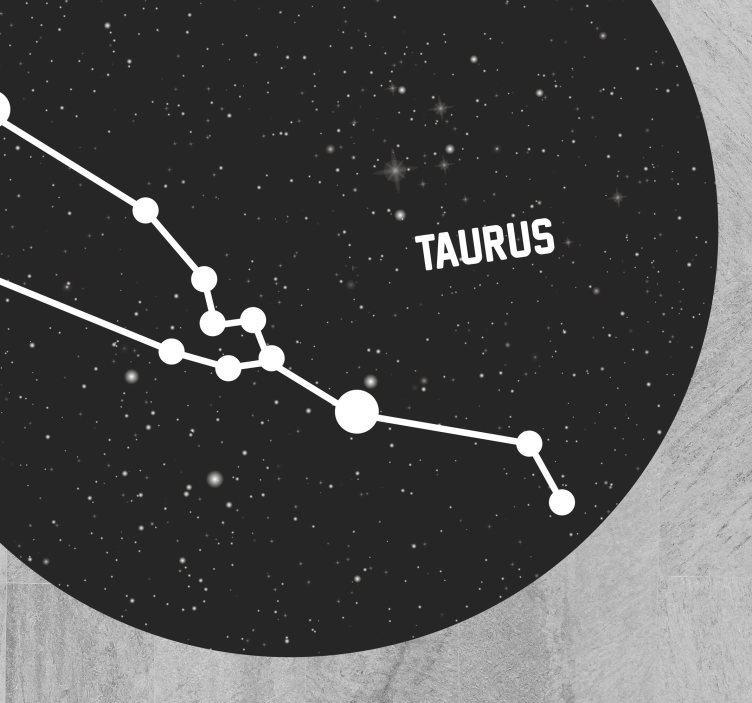 Znamenie zverokruhu taurus moderný koberec - Tenstickers