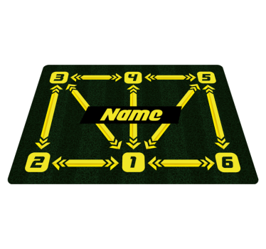 detský vinylový hry individuálny futbalový tréning - Tenstickers