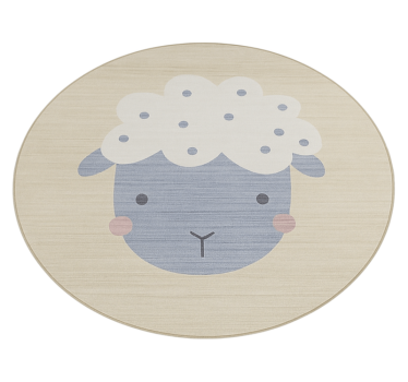 rôzne vinylové koberce pre deti béžové ovečky - Tenstickers