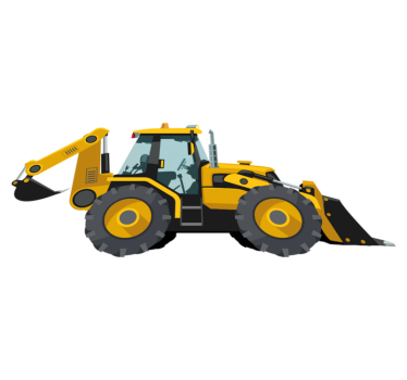 Detský vinylový koberec realistický traktor - Tenstickers