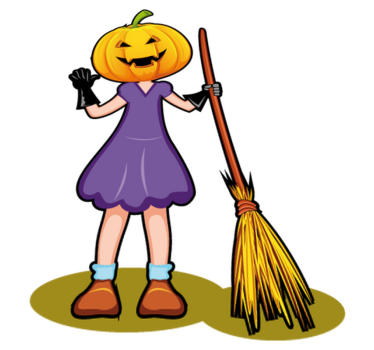 Detský vinylový koberec s halloweenskou ilustráciou - Tenstickers