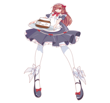 Detský vinylový koberec s anime dievčaťom a nutellou - Tenstickers