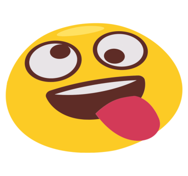 Detský vinylový koberec hravá emoji tvár - Tenstickers