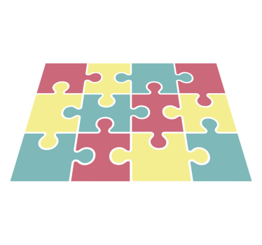 detský vinylový hry hra s kúskami puzzle - Tenstickers
