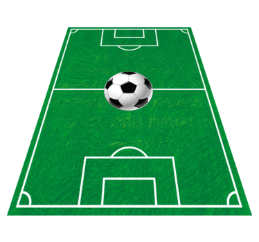 Futbalové ihrisko teen vinyl koberec - Tenstickers