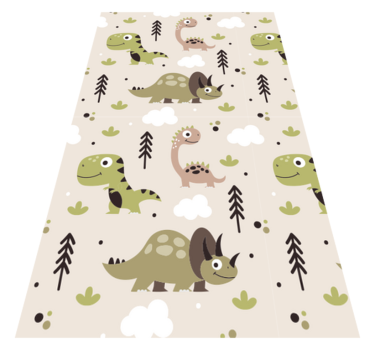 Vinyl koberec dinosaurov - Tenstickers