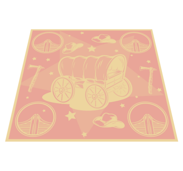 vinylový koberec pre bábätko motívy detskej škôlky - Tenstickers