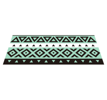 detský vinylový hry geometrická herná dráha - Tenstickers