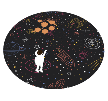 Farebný vesmírny náčrt hviezdneho koberca - Tenstickers