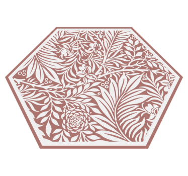 Sivý ornament súčasné koberce - Tenstickers