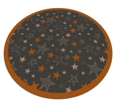 hviezdy vinylový koberec nebeské motívy - Tenstickers