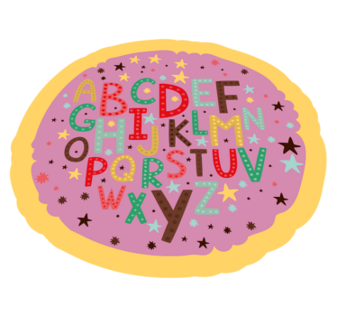 Farebný abecedný vinylový koberec - Tenstickers