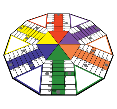 detský vinylový hry vzdelávacia hracia doska - Tenstickers