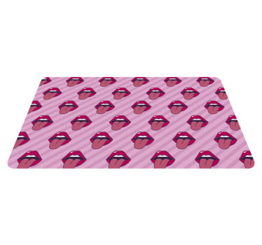 rôzne vinylové koberce pre deti vzor úst - Tenstickers