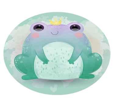 Detská vinylová predložka pod rohožku na zviera - Tenstickers