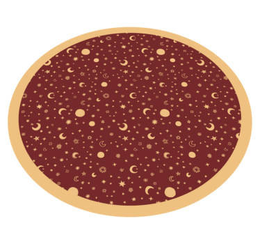 Umývaný červený koberec detských hviezd - Tenstickers