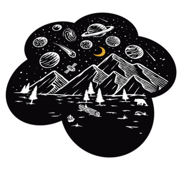 detský vinylový hry vesmírna dobrodružná scéna - Tenstickers