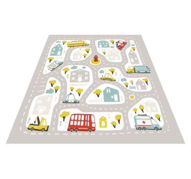 Mestská cestovná mapa cestná mat - Tenstickers