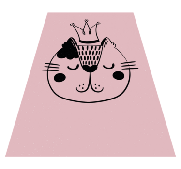 Princezná mačka zvieracia podložka - Tenstickers