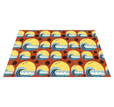 rôzne vinylové koberce pre deti prímorské snímky - Tenstickers