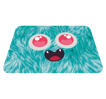 Roztomilý anime monštrum pre deti vinylový koberec - Tenstickers
