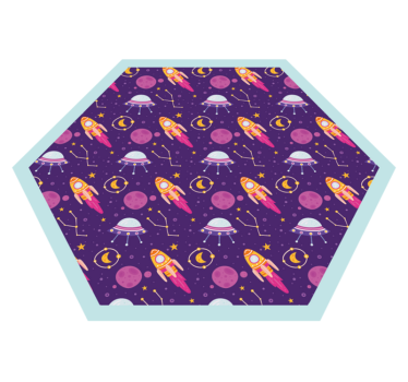 Hviezdny koberec čmáranice vo vesmíre - Tenstickers