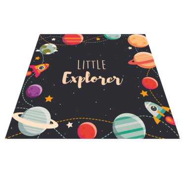 rôzne vinylové koberce pre deti malý prieskumník - Tenstickers