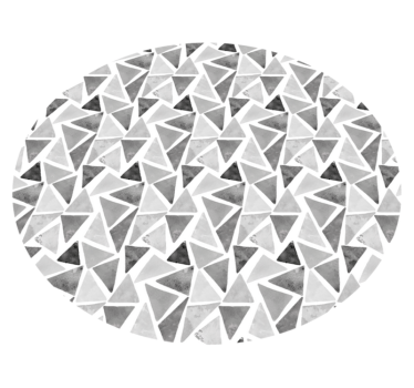 šedé tóny trojuholníky geometrické vinylové koberce - Tenstickers