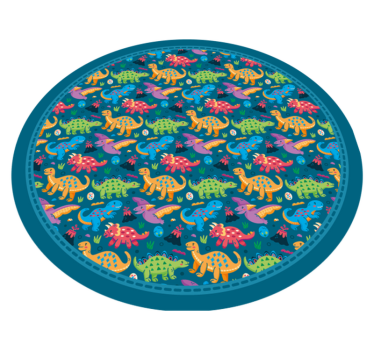 Farebný vinylový koberec dinosaurov - Tenstickers