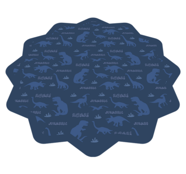 rôzne vinylové koberce pre deti obrysy dinosaura - Tenstickers
