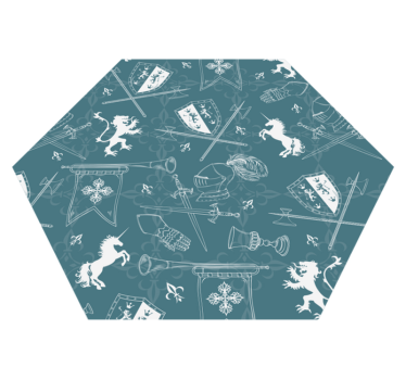 detský vinylový hry stredoveké rytierstvo - Tenstickers