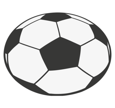 Futbalová lopta deti vinylové koberce - Tenstickers