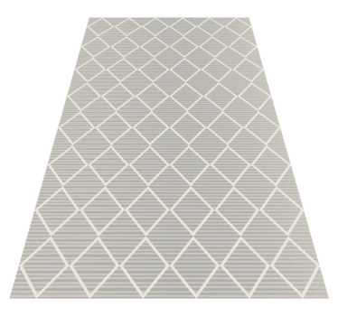 Nepravidelné šedé kosoštvorce geometrické vinylové koberce - Tenstickers