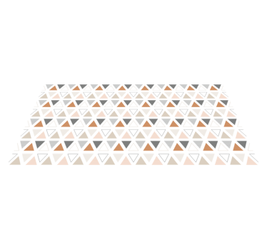 Severské trojuholníkové geometrické koberce - Tenstickers