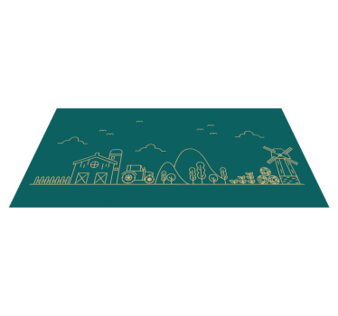 detský vinylový hry vzdelávacia farmárska hra - Tenstickers