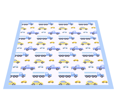detský vinylový koberec hravá dopravná téma - Tenstickers