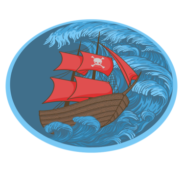 Vinylový koberec pre pirátske lode - Tenstickers