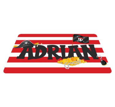 Vinylový koberec s pirátskym klobúkom - Tenstickers