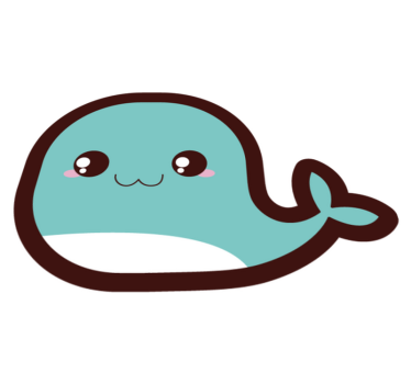 Anime zviera veľryba mat - Tenstickers
