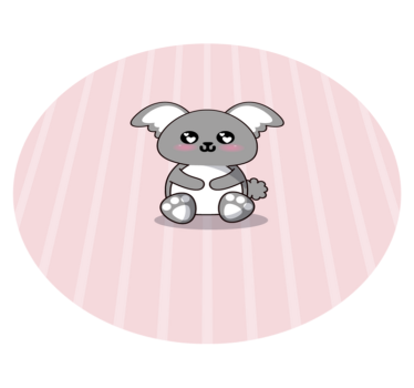 vinylový koberec pre bábätko plyšová koala - Tenstickers